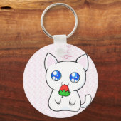 Kawaii Koneko Schlüsselanhänger (Vorderseite)