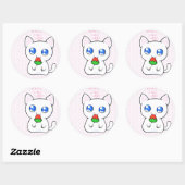 Kawaii Koneko Stickers (Blatt)
