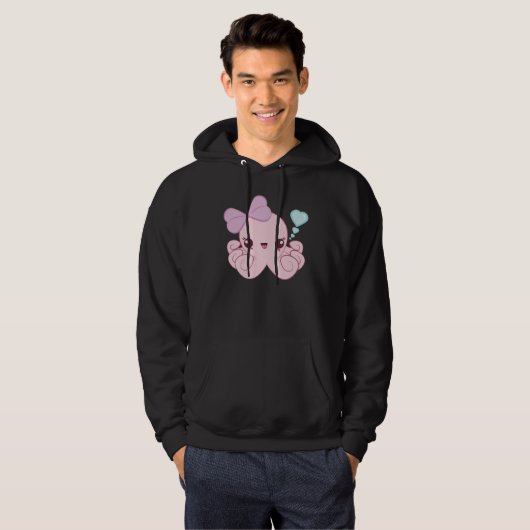Kawaii KrakeHoodie Hoodie (Vorne ganz)