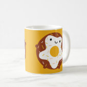 Kawaii Krapfen Kaffeetasse (VorderseiteRechts)