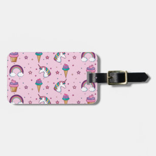 Kawaii Kuchen-Eiscreme-Einhorn-Märchen Gepäckanhänger
