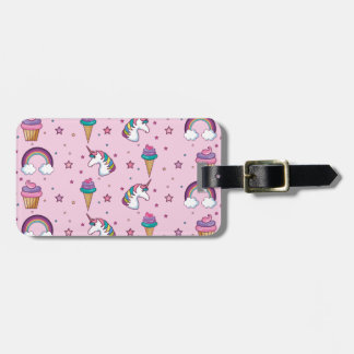 Kawaii Kuchen-Eiscreme-Einhorn-Märchen Gepäckanhänger