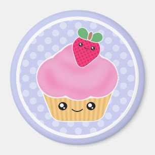 Kawaii Kuchen-Erdbeermagnet Magnet