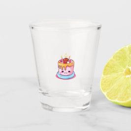 Kawaii Kuchenglas, süße runde  Schnapsglas