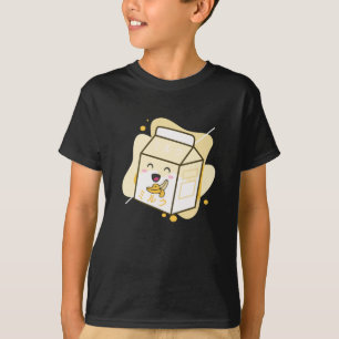 Kawaii-Kuh Retro-Japanische Schokoladenmilch-Kühe T-Shirt