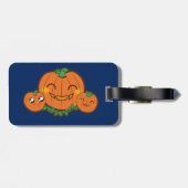 Kawaii Kürbis-Gepäckanhänger Gepäckanhänger (Rückseite horizontal)