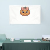 Kawaii Kürbis Klassischer T - Shirt Banner (Messeveranstaltung)