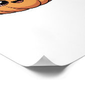 Kawaii Kürbis Klassischer T - Shirt Poster (Ecke)