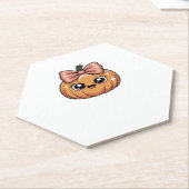 Kawaii Kürbis Klassischer T - Shirt Untersetzer (angewinkelt)