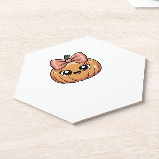 Kawaii Kürbis Klassischer T - Shirt Untersetzer (angewinkelt)