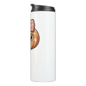 Kawaii-Kürbis Oversifizierter T - Shirt Thermosbecher (Nach rechts gedreht)