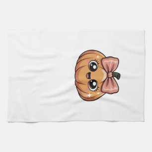 kawaii Kürbis Oversized T-Shirt Geschirrtuch