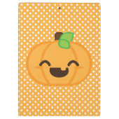 Kawaii Kürbislaterne Pumpkin Clip Board Klemmbrett (Rückseite)