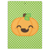 Kawaii Kürbislaterne Pumpkin Clip Board Klemmbrett (Rückseite)