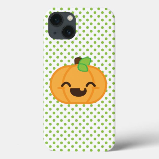 Kawaii Kürbislaterne Pumpkin iPad Case (Rückseite)