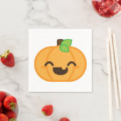 Kawaii Kürbislaterne Pumpkin Napkins Serviette (Beispiel)