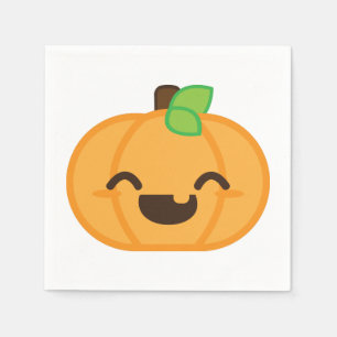 Kawaii Kürbislaterne Pumpkin Napkins Serviette