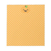 Kawaii Kürbislaterne Pumpkin Notepad Notizblock (Vorderseite)