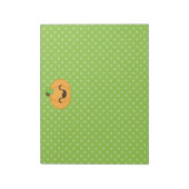 Kawaii Kürbislaterne Pumpkin Notepad Notizblock (Rotiert)