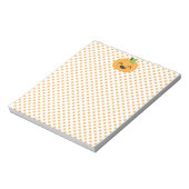Kawaii Kürbislaterne Pumpkin Notepad Notizblock (Rotiert)