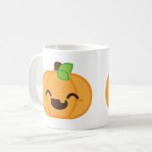 Kawaii Kürbislaterne Pumpkin Tasse (Vorderseite Links)