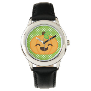 Kawaii Kürbislaterne Pumpkin Watch Armbanduhr