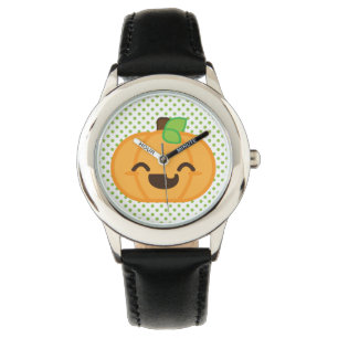 Kawaii Kürbislaterne Pumpkin Watch Armbanduhr