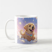 Kawaii Labrador Retriever sky & stars Kaffeetasse (Links)