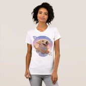 Kawaii Labrador Retriever sky & stars T-Shirt (Vorne ganz)