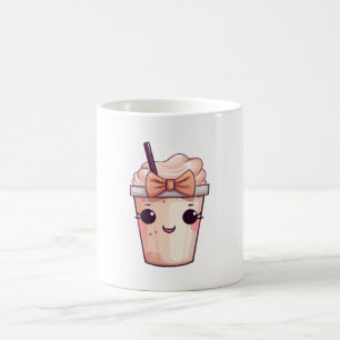Kawaii Lächeln Frappe Kaffeetasse