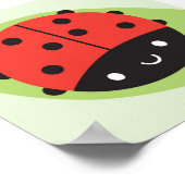 Kawaii Ladybug Poster (Ecke)