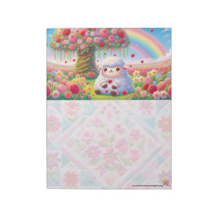 Kawaii Lamm Notizblock
