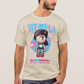Kawaii Langarm-T T-Shirt (Vorderseite)