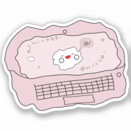 Kawaii Laptop Vinyl Sticker