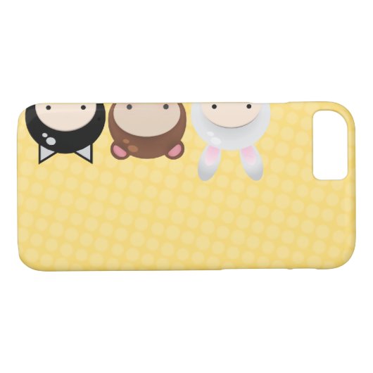 Kawaii Lebewesen-Babys iPhone Fall Case-Mate iPhone Hülle (Rückseite (Horizontal))