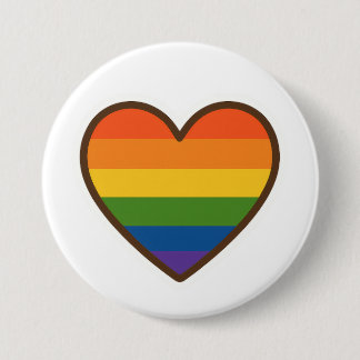 Kawaii LGBTQ+ Primer Herzschlag Button