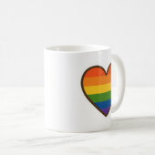 Kawaii LGBTQ+ Primer Herzschlag Kaffeetasse (VorderseiteRechts)