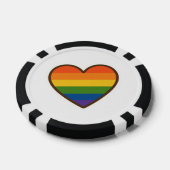Kawaii LGBTQ+ Primer Herzschlag Pokerchips (Einzeln)