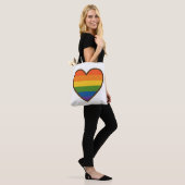 Kawaii LGBTQ+ Primer Herzschlag Tasche (Am Model)