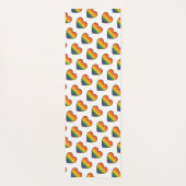 Kawaii LGBTQ+ Primer Herzschlag Yogamatte (Rückseite)