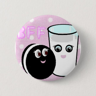 Kawaii Liebste für immer Milch und Cookie BESTE FR Button