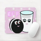 Kawaii Liebste für immer Milch und Cookie BESTE FR Mousepad (Mit Mouse)