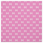 Kawaii Light Pink Bows on Dark Pink Stoff (Muster)