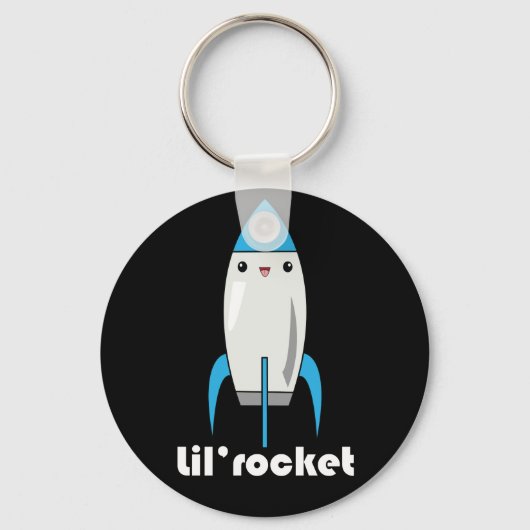 Kawaii Lil’ Rocket Schlüsselanhänger (Vorderseite)