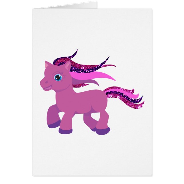 Kawaii lila Pony (Vorne)