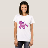 Kawaii lila Pony T-Shirt (Vorne ganz)