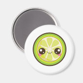 Kawaii Limon Magnet (Vorderseite/Rückseite)