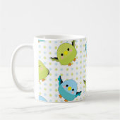 Kawaii Lineolated Parakeet-Tasse Kaffeetasse (Links)