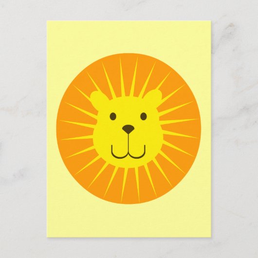 KAWAII LION SUNSHINE SWEETY POSTKARTE (Vorderseite)
