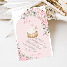 Kawaii Little Dumpling Cherry Blossoms Babydusche